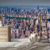 Wallpaper - The Awesome New York City and Central Park - Aerial View - Easy Peel & Stick - Green Forest Home