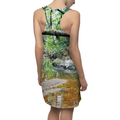 Women's Cut & Sew Racerback Dress - Holy Spirit river explorations - El Yunque rainforest PR - Green Forest Home