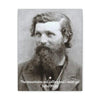 World Leaders - SMALL Canvas Gallery Wraps - Made in USA - John Muir - Father of the US National Parks & Sierra Club - Naturalist & author - lover of Yosemite & mountains - Green Forest Home